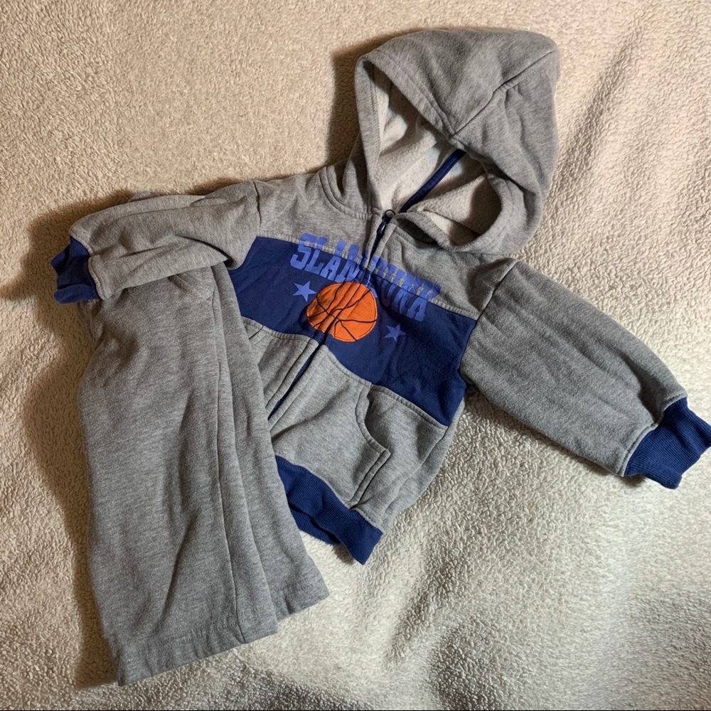 Slam Dunk Hoodie and Sweatpants Set size 2T